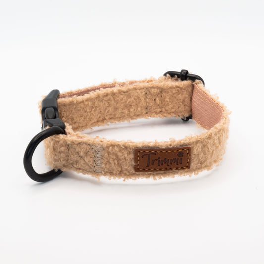 Teddy halsband beige